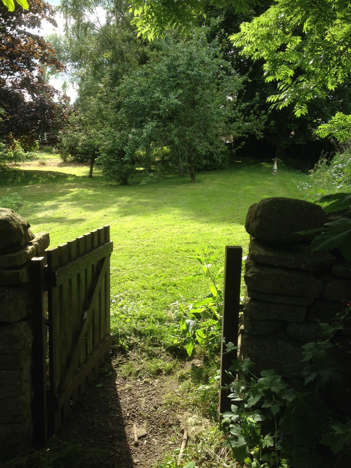 Gate to the 'Secret' Garden at Flax Mill